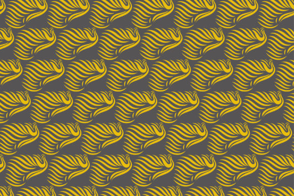 Abstract Yellow Pattern on Black Background: A Versatile Design Element