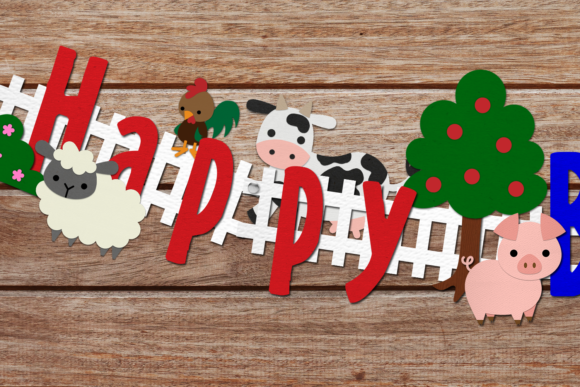 Adorable Farm Animal Party Banner Set for Creative Celebrations