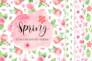 Discover the Beauty of 12 Spring Seamless Pattern Set for Your Creative Projects