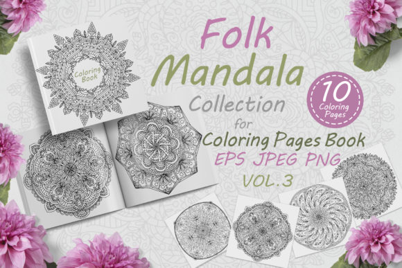 Discover the Versatility of Mandalas with Folk Style Ornaments Vol-3