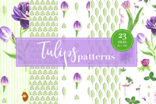 Discover the Versatility of Watercolor Tulips Patterns