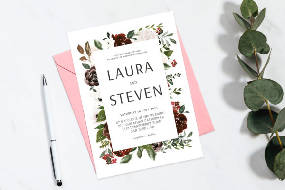 Elegant Wedding Invitation Template: A Perfect Blend of Style and Simplicity