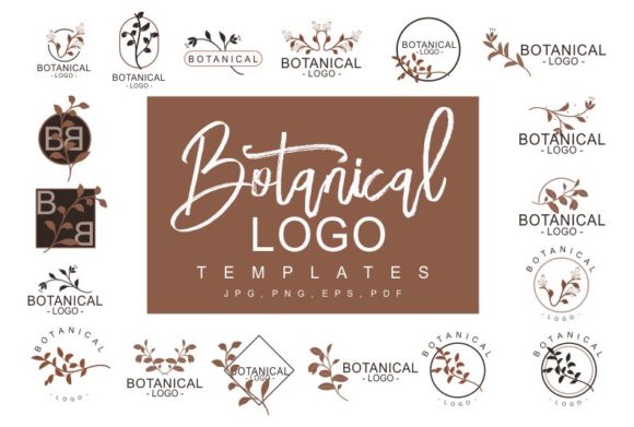 Explore Minimal Botanical Unique Logo Collection