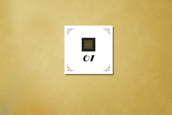 Printable Wedding Table Number Templates