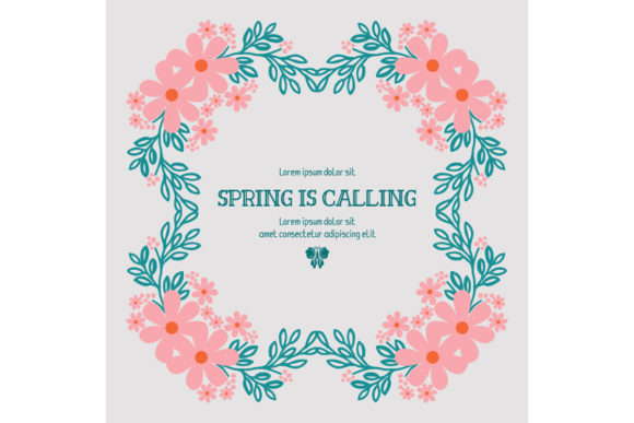Simple Poster Design for Spring Calling: A Fresh and Inviting Approach
