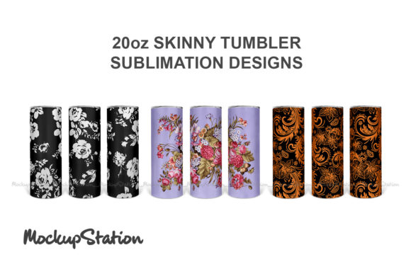 Unlocking Creativity and Branding with the 20oz Skinny Tumbler Design Bundle